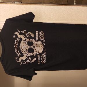 Black Short Sleeve Tee with Crew Neck